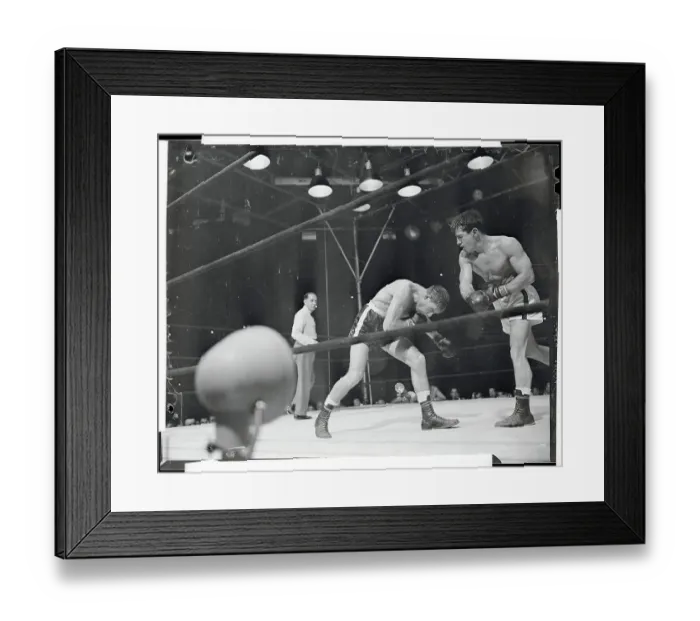 Framed Print : Rocky Graziano Missing a Punch Framed Print : Rocky Graziano Missing a Punch