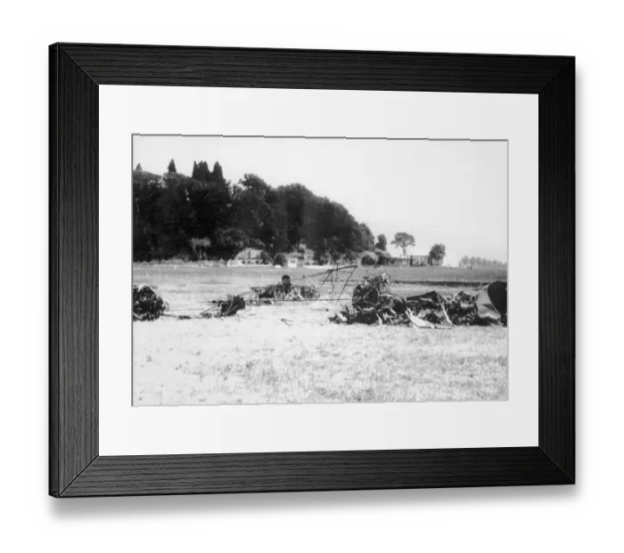 Framed Print : Plane Crash Wreckage Framed Print : Plane Crash Wreckage