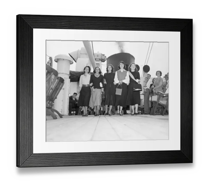 Framed Print : American University Exchange Students Framed Print : American University Exchange Students