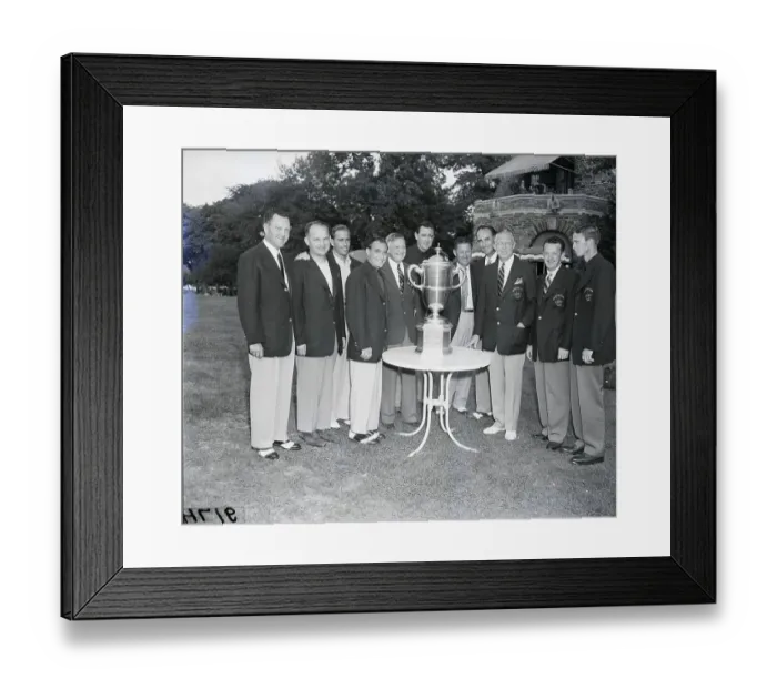Framed Print : US Golf Team Wins Walker Cup Framed Print : US Golf Team Wins Walker Cup