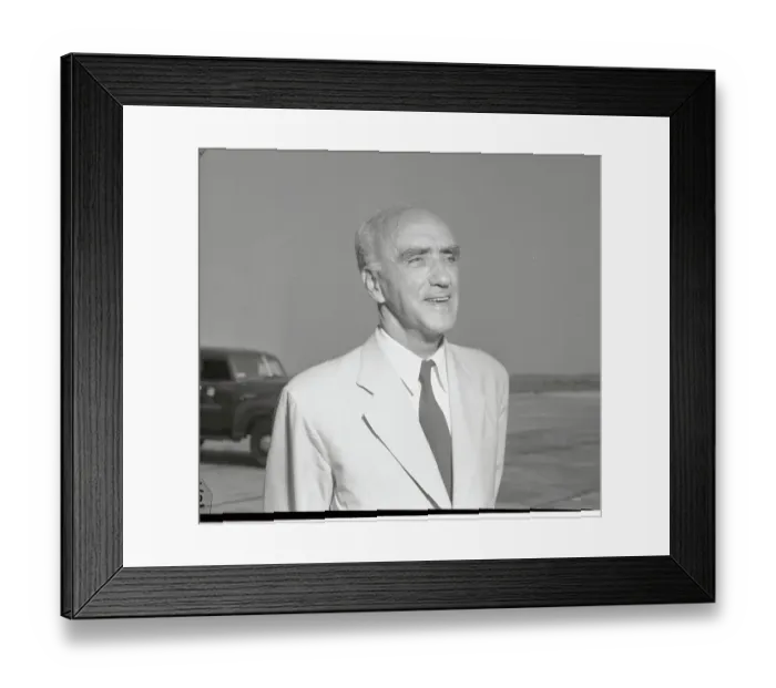 Framed Print : Portrait of J Leighton Stuart