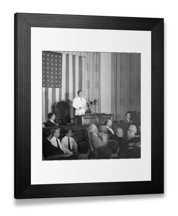 Framed Print : Philippine President Addresses House Framed Print : Philippine President Addresses House