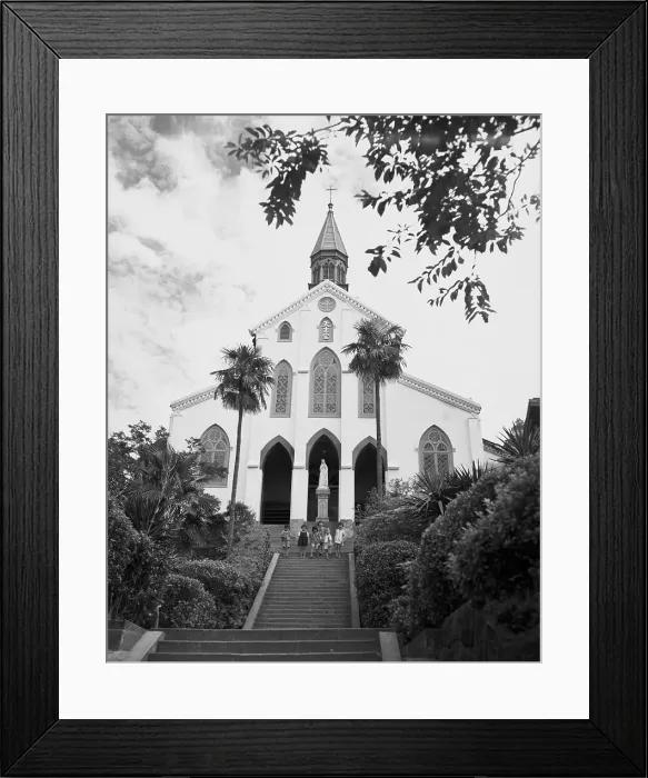 Framed Print : Roman Catholic Church on Nagasaki Framed Print : Roman Catholic Church on Nagasaki