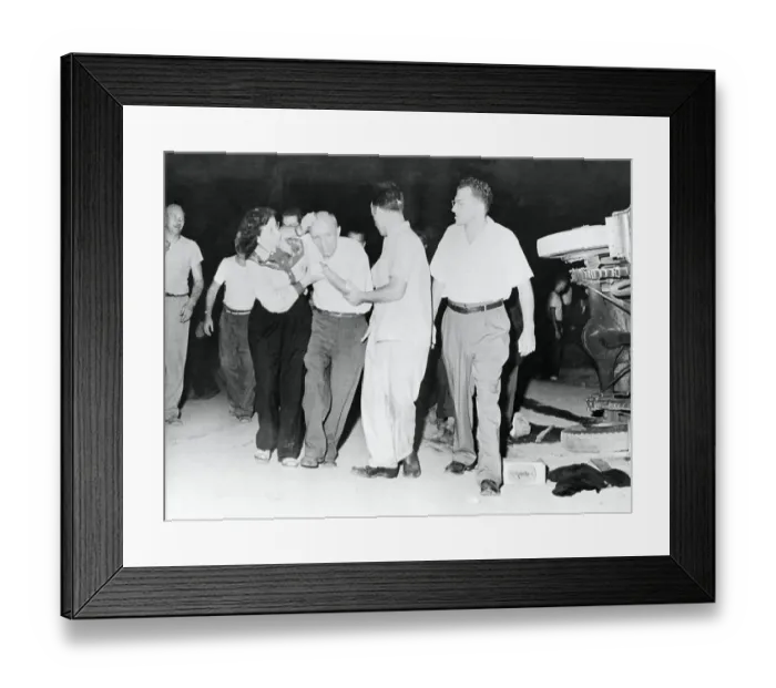 Framed Print : Concert Goers Leaving Disturbing Concert Grounds for Paul Robeson Framed Print : Concert Goers Leaving Disturbing Concert Grounds for Paul Robeson