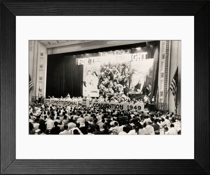 Framed Print : United Auto Workers Convention Framed Print : United Auto Workers Convention
