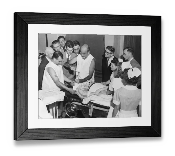 Framed Print : Freeman Performs Lobotomy Framed Print : Freeman Performs Lobotomy