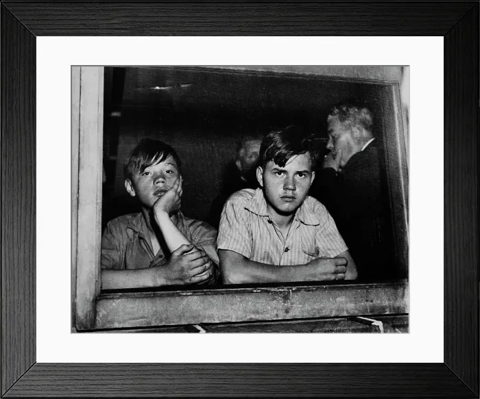 Framed Print : Teenage Murder Suspects