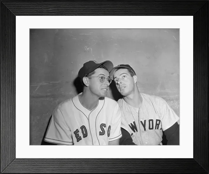 Framed Print : Portrait of Joe and Dom DiMaggio Framed Print : Portrait of Joe and Dom DiMaggio