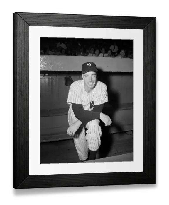 Framed Print : Portrait of Joe DiMaggio Framed Print : Portrait of Joe DiMaggio