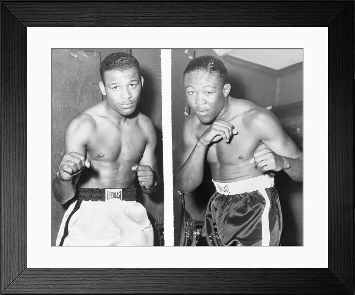 Framed Print : Kid Gavilan Strikes Boxing Pose Framed Print : Kid Gavilan Strikes Boxing Pose