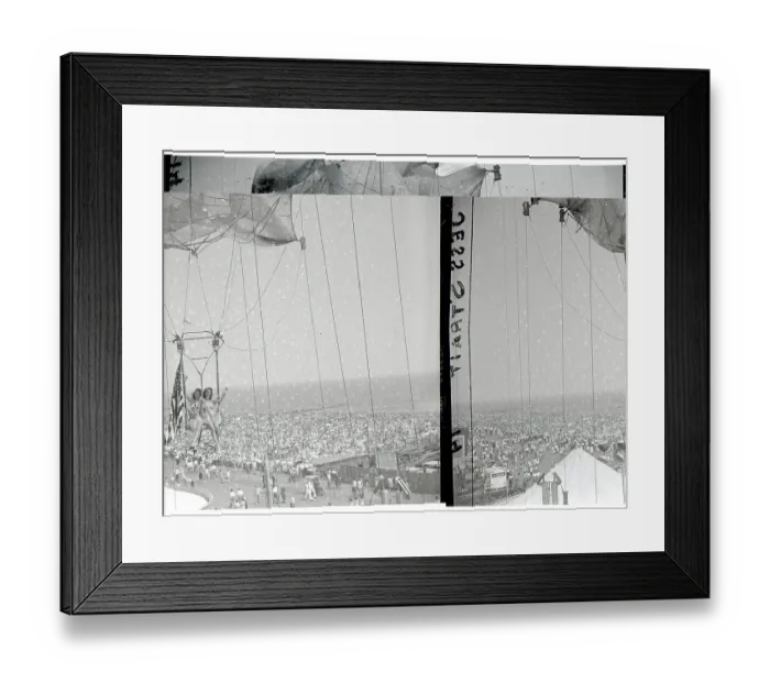 Framed Print : Two Women Enjoying the Parachute Ride Framed Print : Two Women Enjoying the Parachute Ride