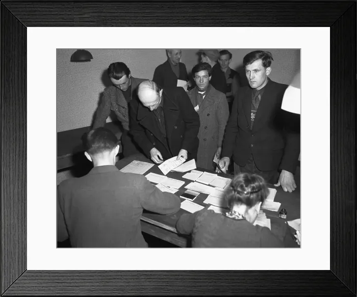 Framed Print : Refugees From Soviet Zones In Germany Framed Print : Refugees From Soviet Zones In Germany