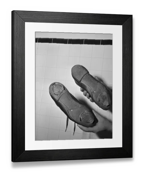 Framed Print : Joe DiMaggio's Shoes Framed Print : Joe DiMaggio's Shoes