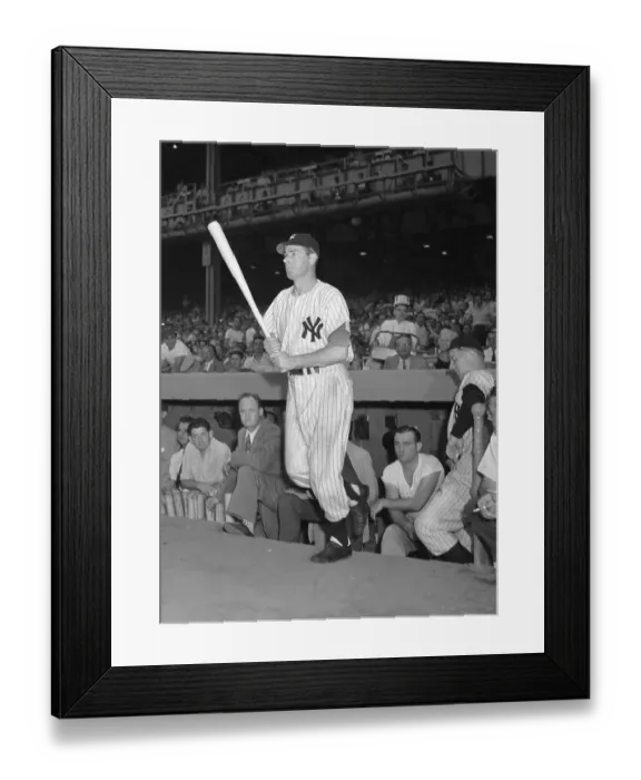 Framed Print : Portrait of Joe DiMaggio