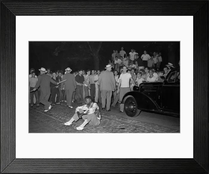 Framed Print : Thirteen Injured in Race Riot Framed Print : Thirteen Injured in Race Riot