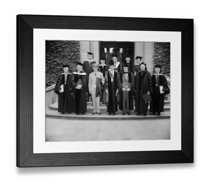 Framed Print : Portrait of Yale University Honorary Degree Recipients Framed Print : Portrait of Yale University Honorary Degree Recipients