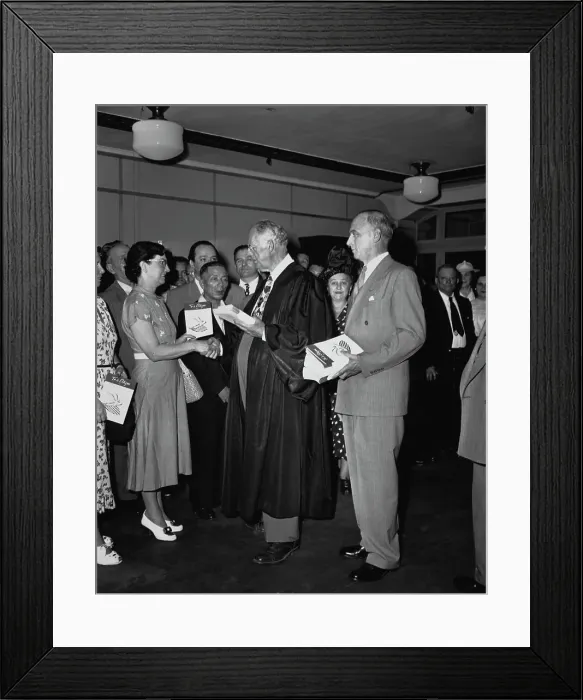 Framed Print : Immigrants Attending Citizenship Ceremony Framed Print : Immigrants Attending Citizenship Ceremony