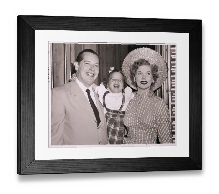 Framed Print : Milton Berle with Wife Joyce and Vicki Berle Framed Print : Milton Berle with Wife Joyce and Vicki Berle