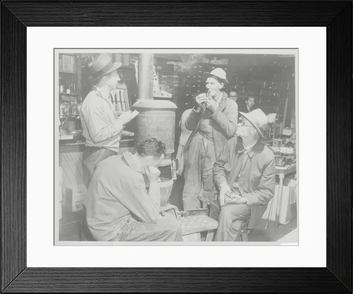 Framed Print : Hardy McCalman with Neighbors