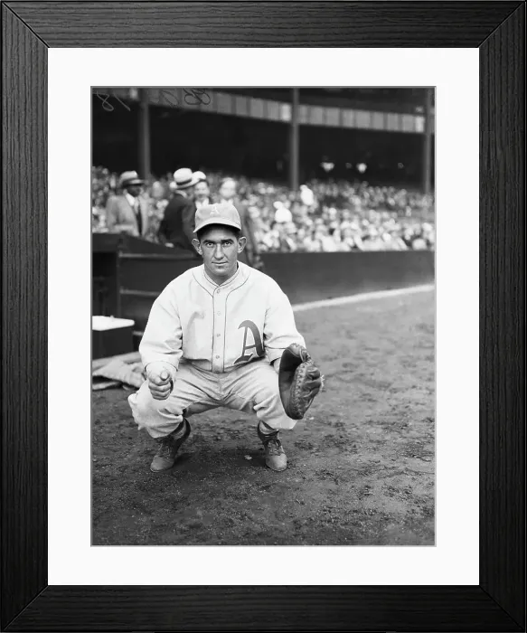 Framed Print : Mickey Cochrane, Philadelphia Catcher Framed Print : Mickey Cochrane, Philadelphia Catcher