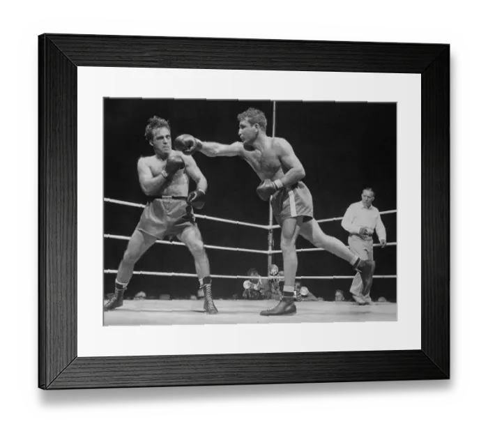 Framed Print : Marcel Cerdan and Jake LaMotta Boxing Framed Print : Marcel Cerdan and Jake LaMotta Boxing
