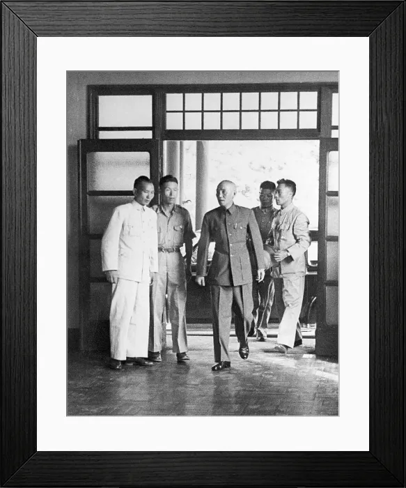 Framed Print : Chiang Kai-Shek Entering Guest House Framed Print : Chiang Kai-Shek Entering Guest House