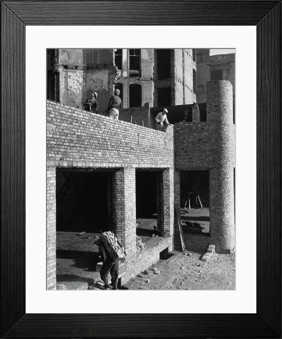 Framed Print : Construction Site In Berlin Framed Print : Construction Site In Berlin