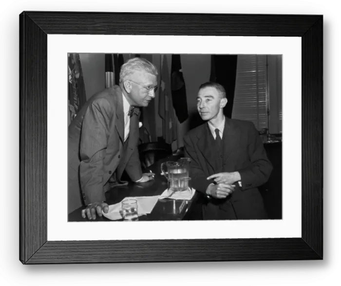 Framed Print : Francis E Walter And J Robert Oppenheimer Framed Print : Francis E Walter And J Robert Oppenheimer