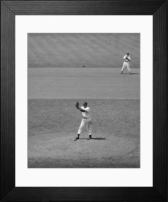 Framed Print : Don Newcombe Pitching During a Game Framed Print : Don Newcombe Pitching During a Game