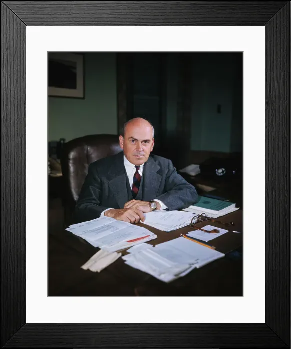 Framed Print : Portrait of John J. McCloy Framed Print : Portrait of John J. McCloy