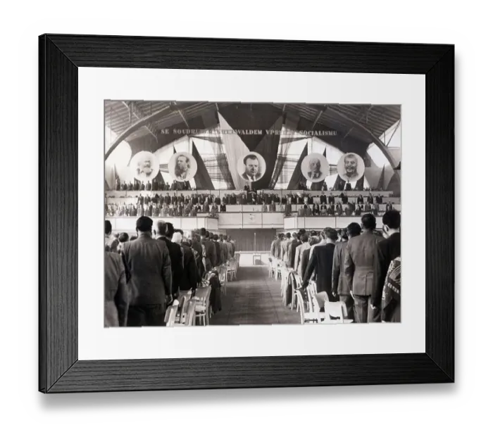 Framed Print : Communist International Meeting Framed Print : Communist International Meeting
