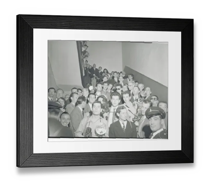 Framed Print : Press Photographers Gathering at Wedding Framed Print : Press Photographers Gathering at Wedding