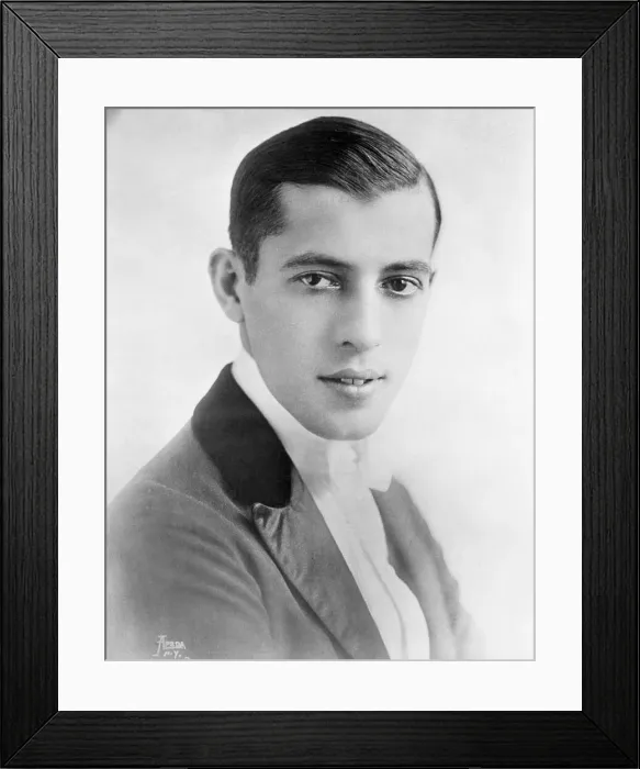 Framed Print : Portrait of Eduardo Cansino Framed Print : Portrait of Eduardo Cansino