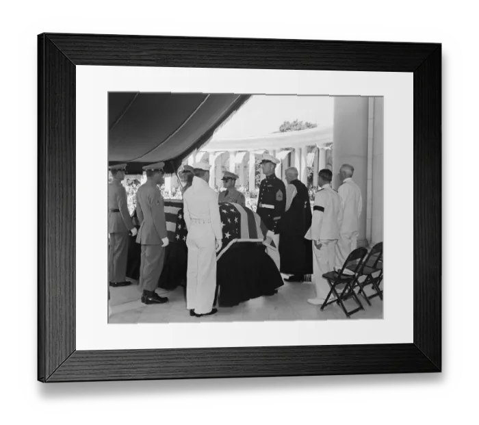 Framed Print : Funeral for Defense Secretary James Forrestal Framed Print : Funeral for Defense Secretary James Forrestal