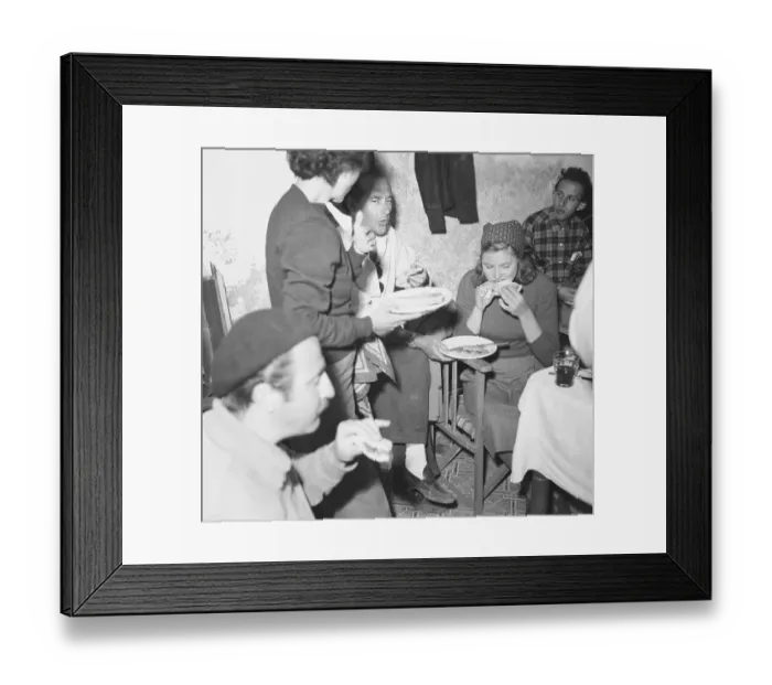 Framed Print : Ingrid Bergman and Roberto Rossellini Framed Print : Ingrid Bergman and Roberto Rossellini