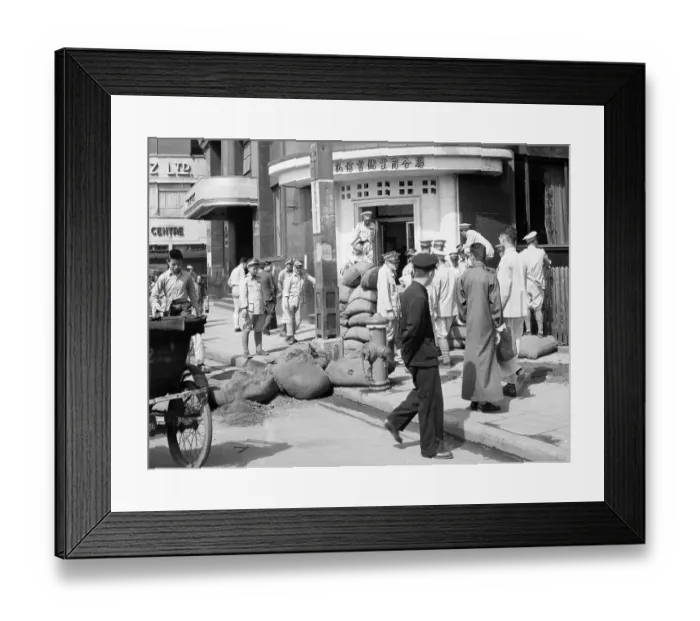 Framed Print : Troops Build Sandbag Pillboxes Framed Print : Troops Build Sandbag Pillboxes