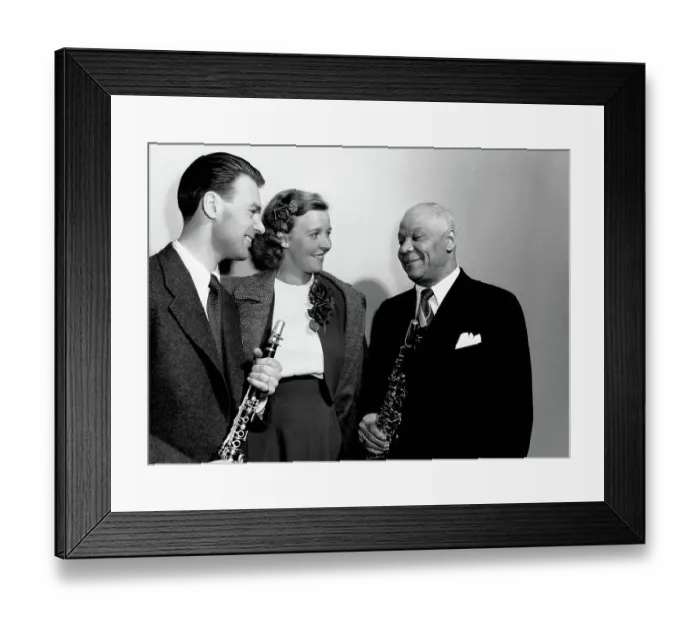 Framed Print : Sidney Bechet and Jazz Musicians Framed Print : Sidney Bechet and Jazz Musicians