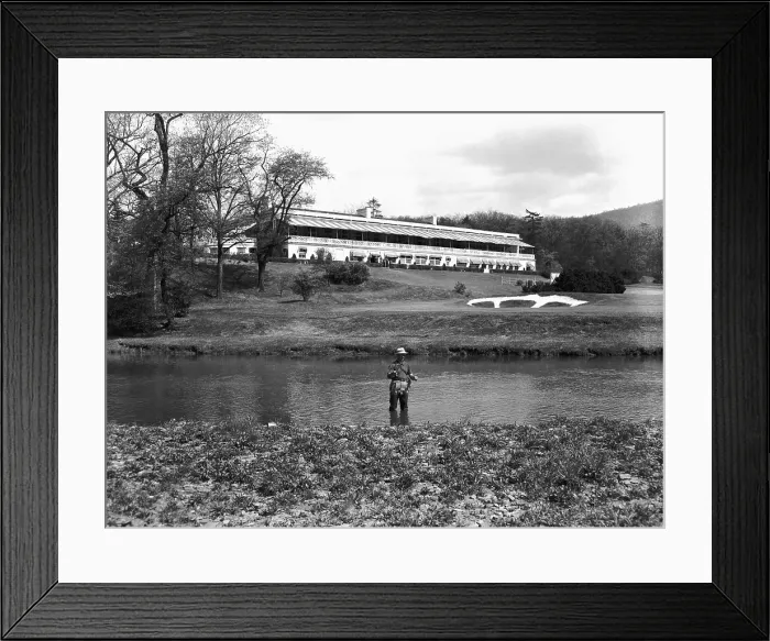 Framed Print : Sam Snead Fishing in Stream Framed Print : Sam Snead Fishing in Stream