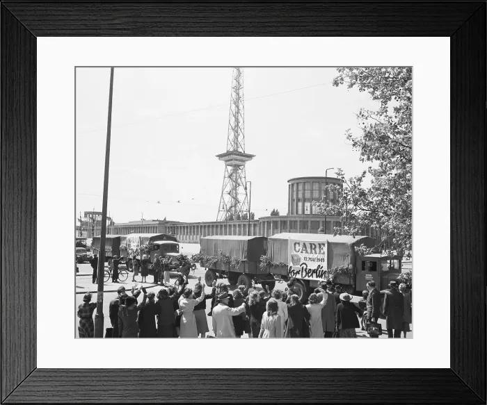 Framed Print : Care Trucks Roll into Berlin