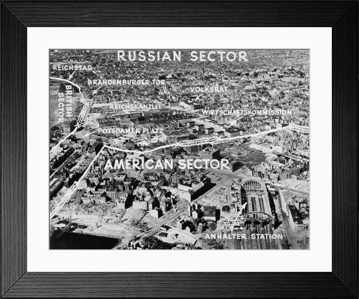 Framed Print : Berlin Prepares For End Of Blockade Framed Print : Berlin Prepares For End Of Blockade