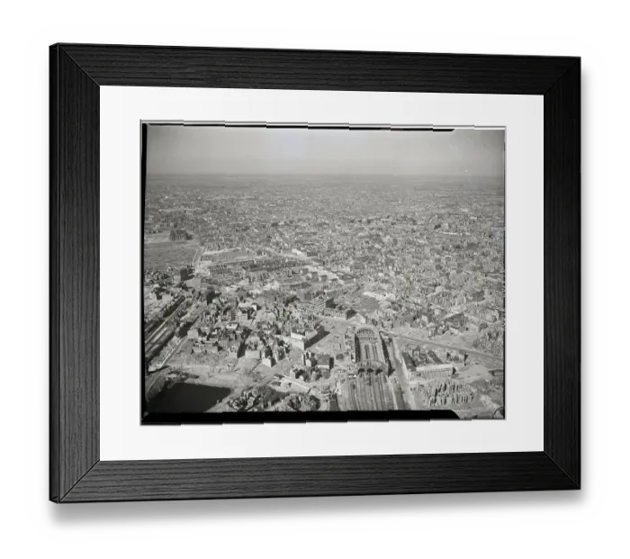 Framed Print : Aerial View Of Berlin Framed Print : Aerial View Of Berlin