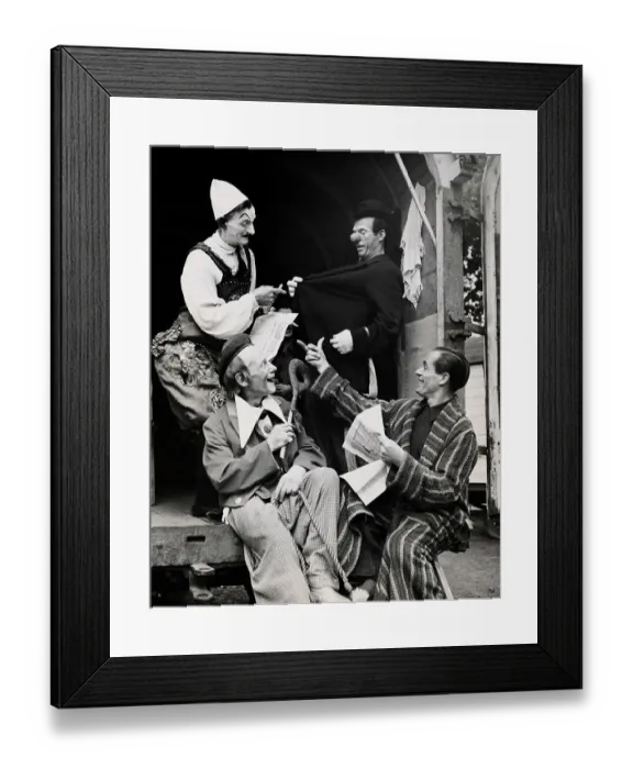 Framed Print : Clowns In Post-War Berlin Framed Print : Clowns In Post-War Berlin