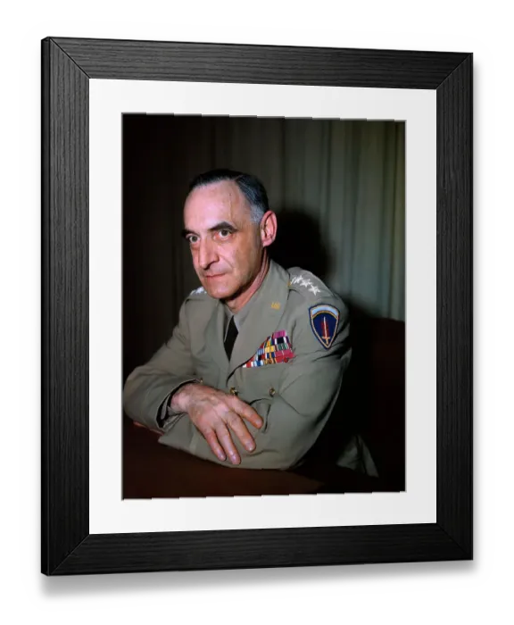 Framed Print : General Lucius D. Clay Posing in Uniform Framed Print : General Lucius D. Clay Posing in Uniform