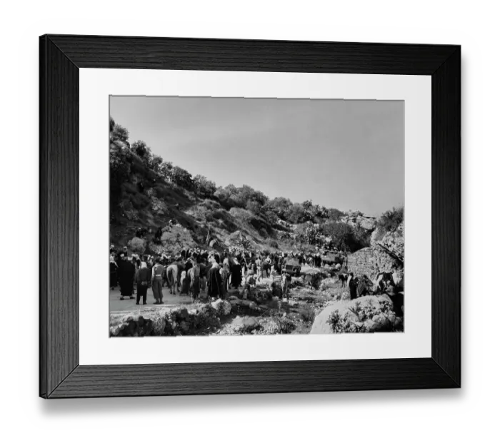 Framed Print : Druze Pilgrims Framed Print : Druze Pilgrims