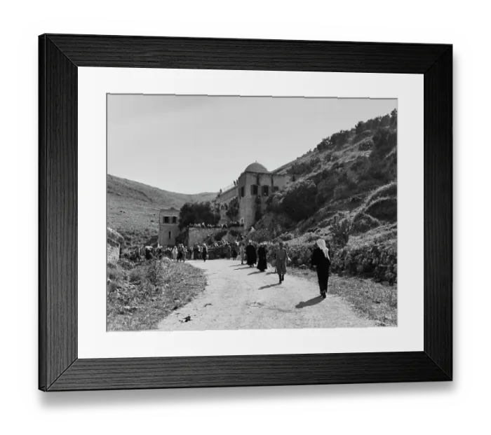 Framed Print : Druze Pilgrims