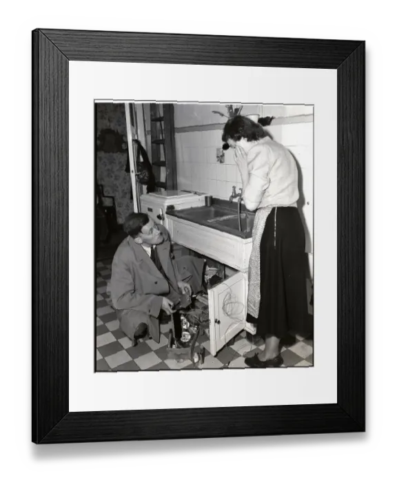 Framed Print : Housewife Caught Stealing Electricity Framed Print : Housewife Caught Stealing Electricity