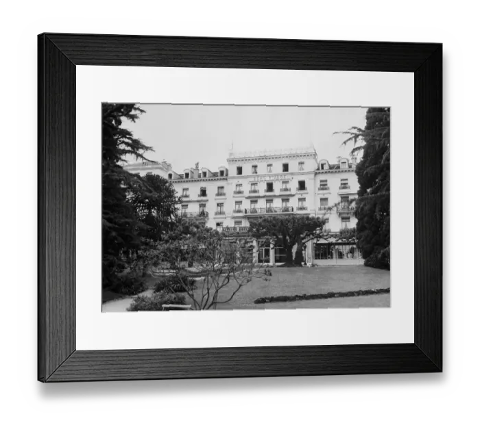 Framed Print : Hotel Beau Rivage Framed Print : Hotel Beau Rivage