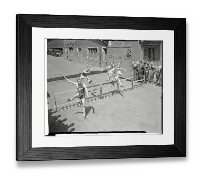 Framed Print : Charlie Moore Winning 400 Meter Hurdles Framed Print : Charlie Moore Winning 400 Meter Hurdles