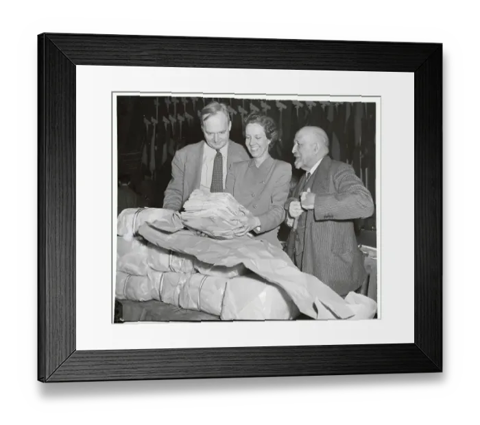 Framed Print : Delegates Reviewing French Petition Framed Print : Delegates Reviewing French Petition