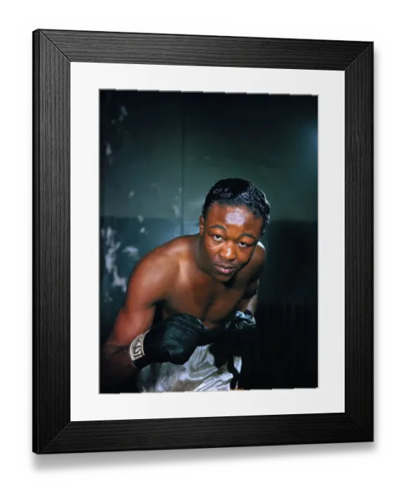 Framed Print : Kid Gavilan in Boxing Pose Framed Print : Kid Gavilan in Boxing Pose